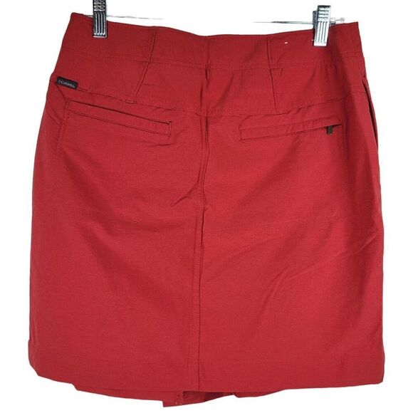 Columbia Women's Size 8 Anytime Wrap Skirt Red Camping Hiking Nylon - Picture 3 of 8
